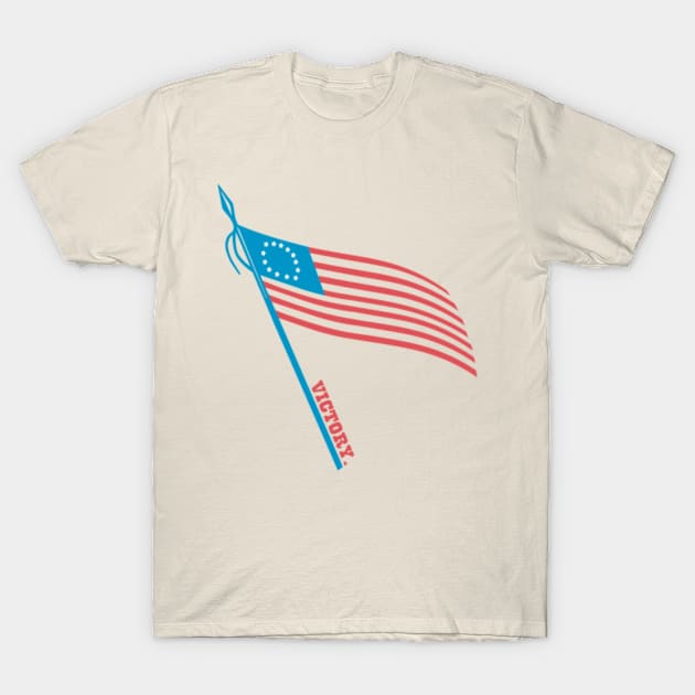 Betsy Ross Flag T-Shirt by BenX